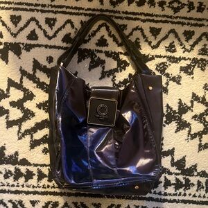 Sequoia Paris, Metallic Purple Shoulder Bag